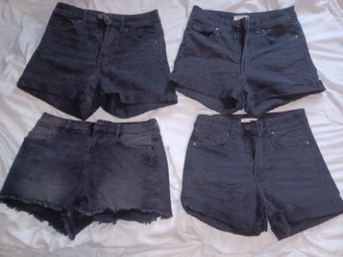 4 shorts en jeans noir pour 10 euros taille 14 ans t.36, Enfants & Bébés, Vêtements enfant | Taille 164, Enlèvement ou Envoi