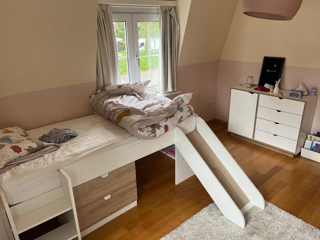 hoogslaper met glijbaan, Enlèvement, Comme neuf, Lit mezzanine