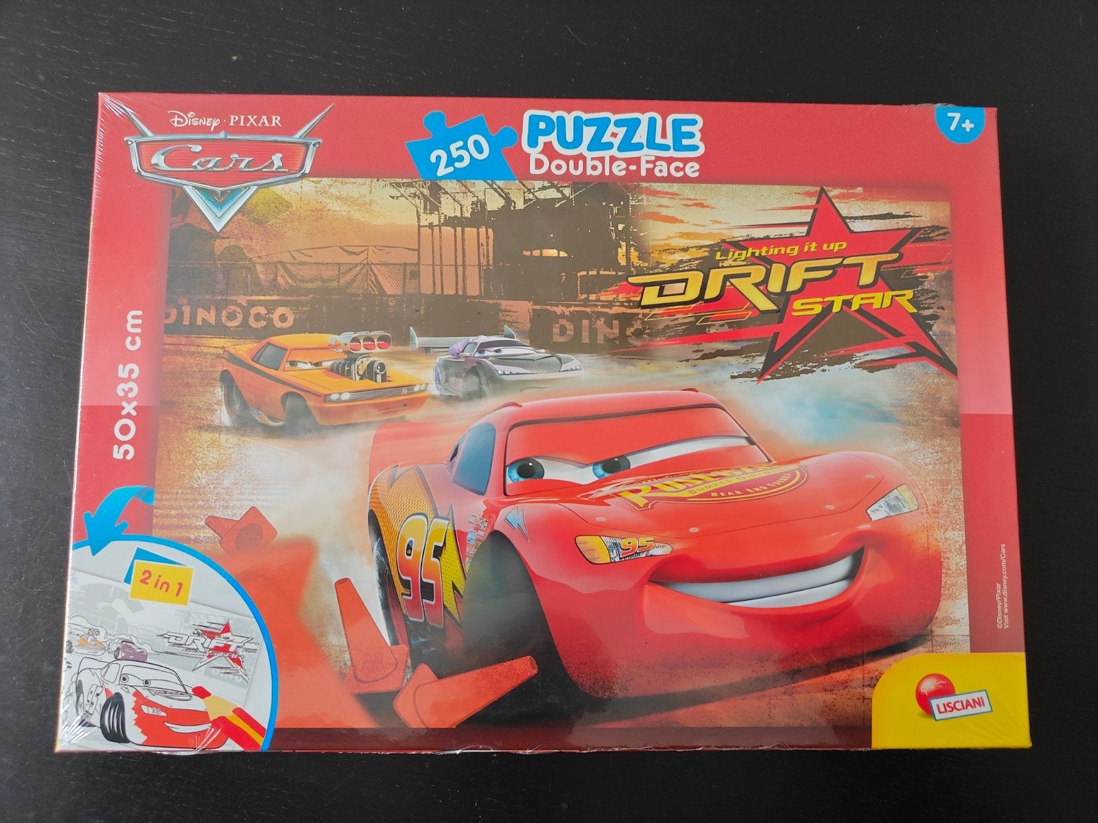 Cars puzzel 2 in 1, Kinderen en Baby's, Speelgoed | Kinderpuzzels, Ophalen of Verzenden, Meer dan 50 stukjes, Nieuw, 6 jaar of ouder