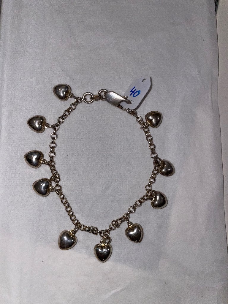 Bracelet argent massif 925, Bijoux, Sacs & Beauté, Enlèvement, Argent, Argent