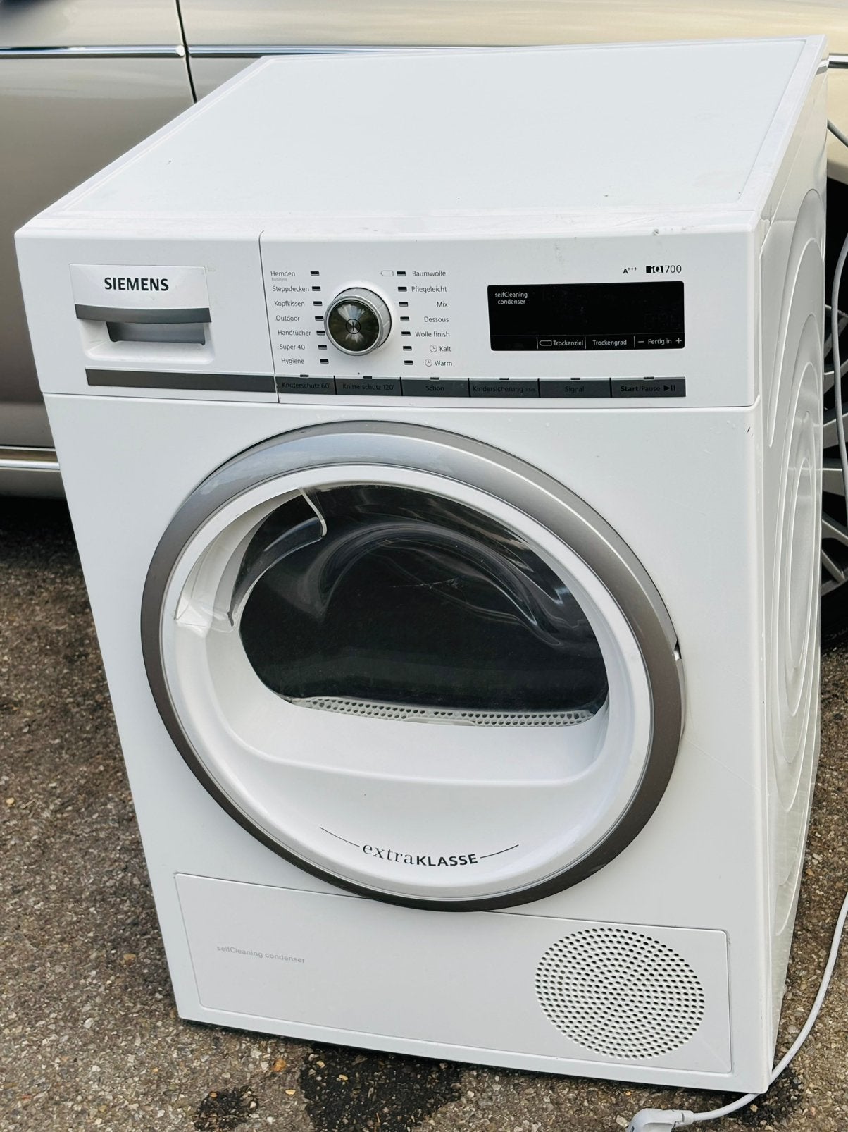 SIEMENS IQ700 DROOGKAST 9kg A+++ condens, Classe énergétique A ou plus économe, Comme neuf, Chargeur frontal, Enlèvement