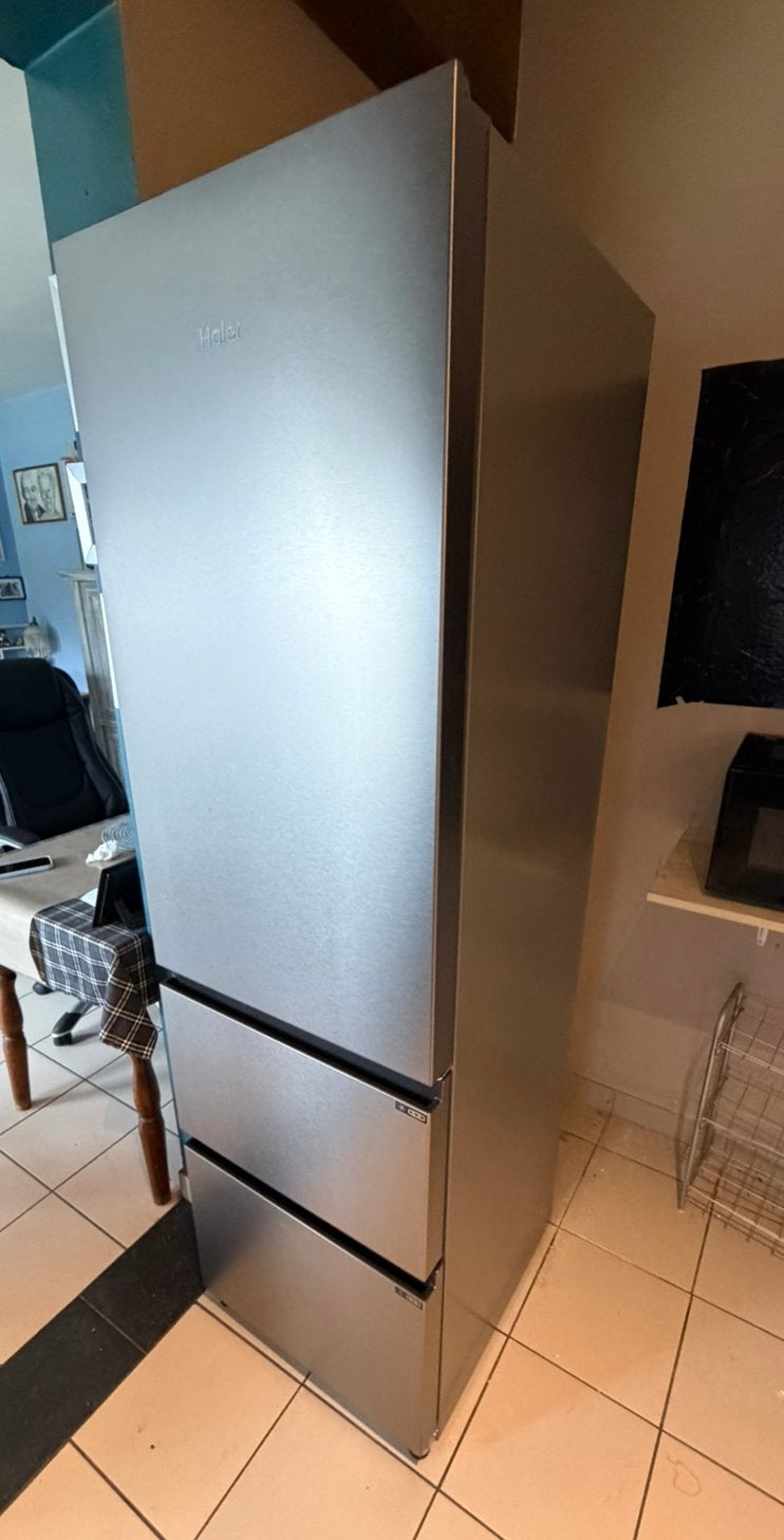 Frigo congélateur haier garantie 11/2027, Electroménager, Avec compartiment congélateur, 160 cm ou plus, Comme neuf, Enlèvement