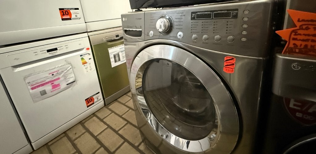 17kg Lave linge séchant LG-2 en 1 Dir. Drive/vapeur/Connecté, Enlèvement, Comme neuf, Séchoir à linge