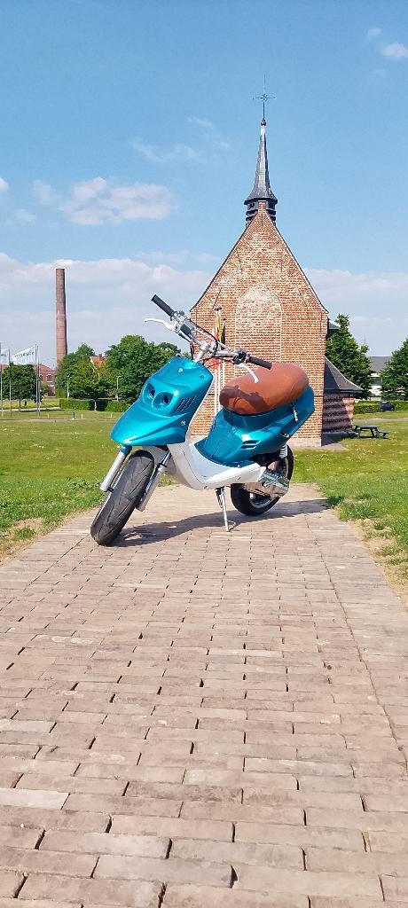MBK/Yamaha Booster Spirit 70cc personnalisé/révisé -BCD Blue, Vélos & Vélomoteurs, Autres modèles, 70 cm³, Classe B (45 km/h)
