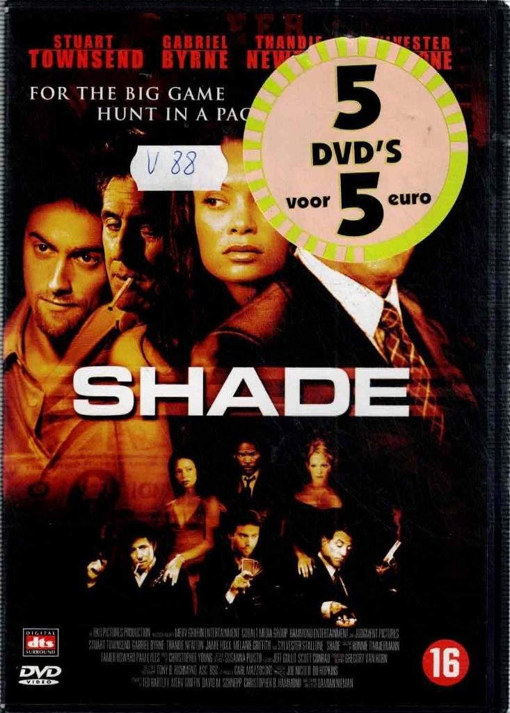 dvd  /  Shade, Vanaf 16 jaar, Ophalen of Verzenden, Zo goed als nieuw