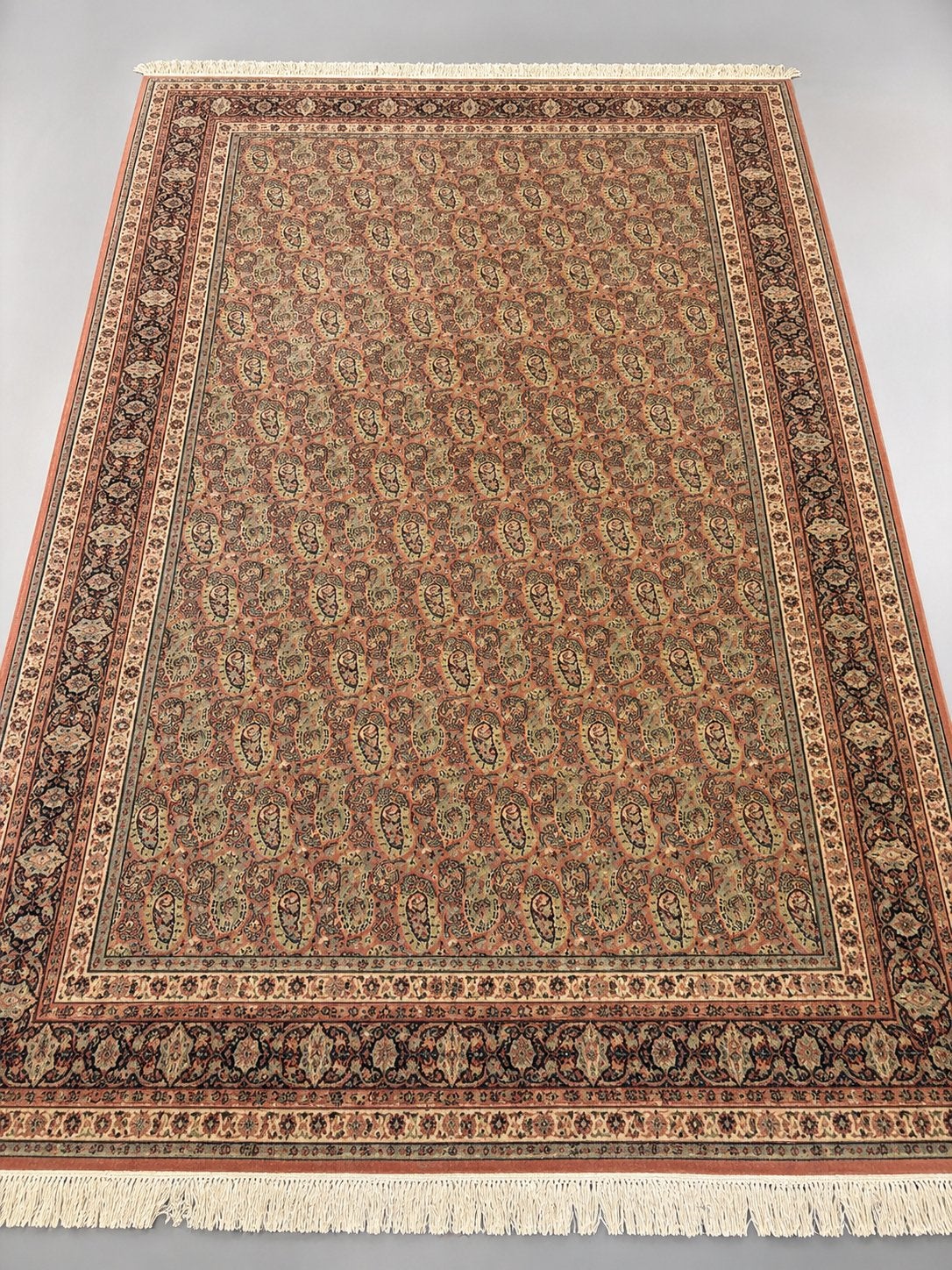 Groot klassiek tapijt 200 x 300 cm – Perzische stijl, Enlèvement, Utilisé, Beige