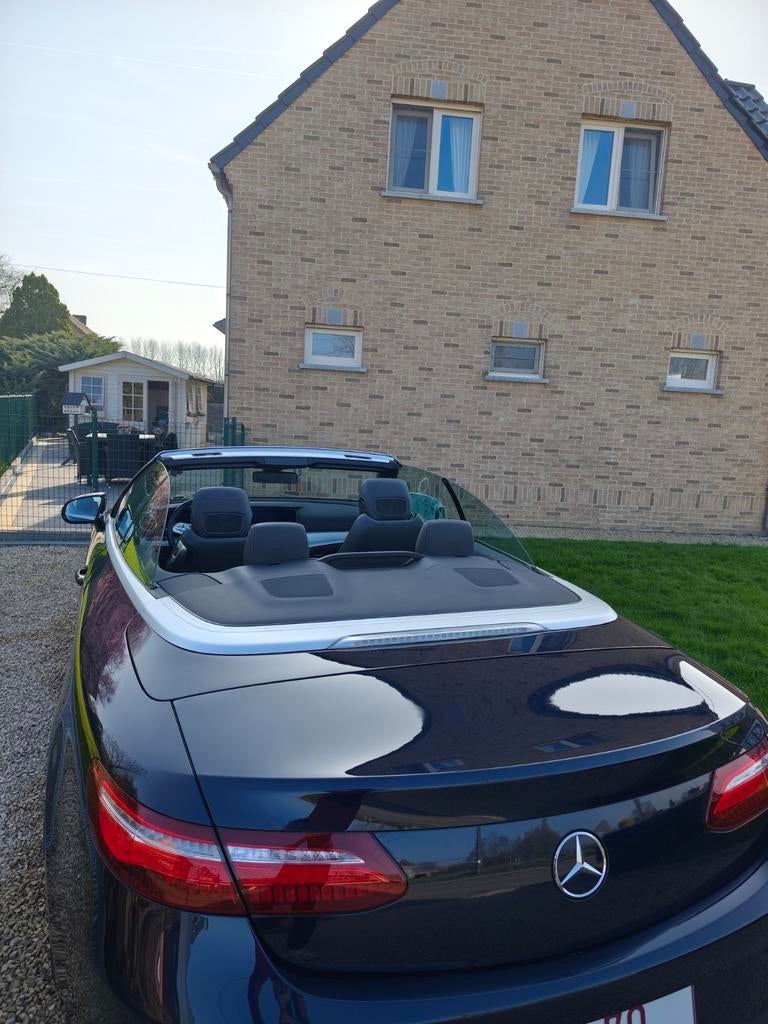 Mercedes cabrio 200e, Auto's, Automaat, Achterwielaandrijving, Cabriolet, Blauw