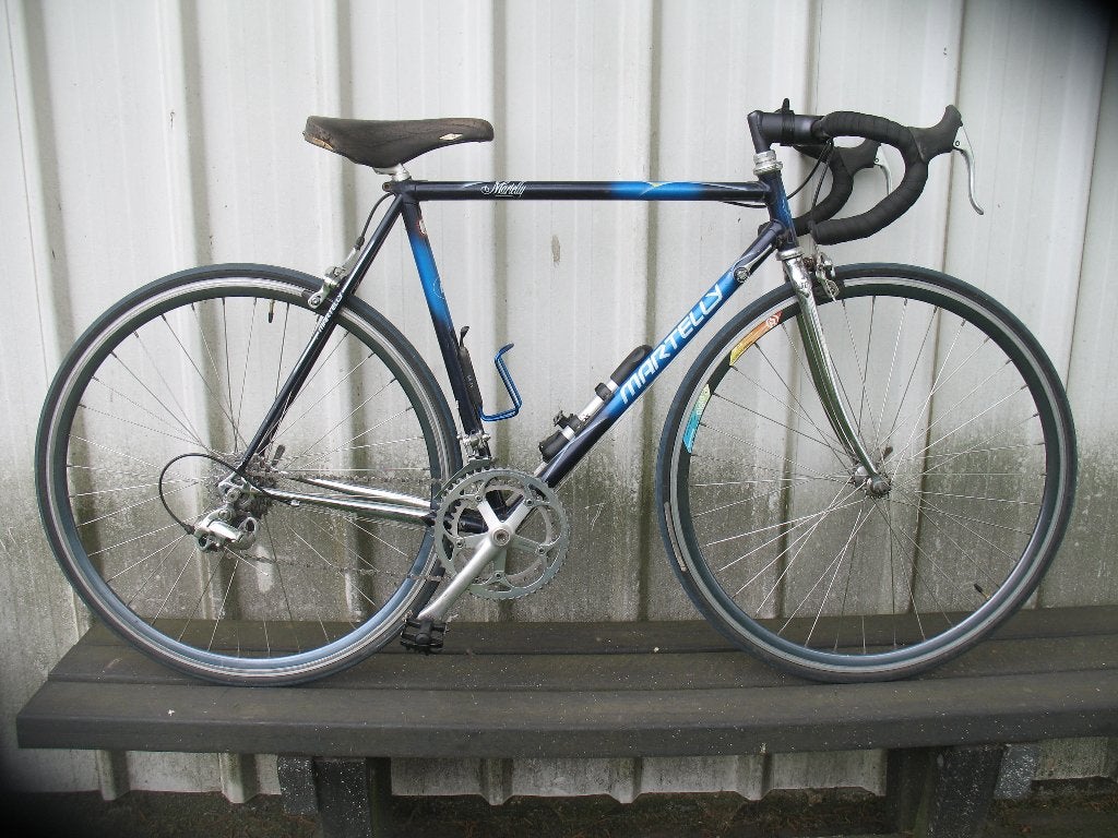 zeer mooie stalen retro koersfiets Martelly maat 52cc, Fietsen en Brommers, Ophalen, Jaren '60 of nieuwer, Martelly Martens ZWevezele