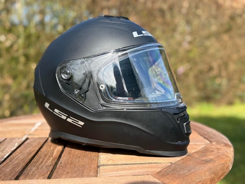 LS2 Storm motorhelm (zwart) – NIEUW, Motoren, Ophalen, Integraalhelm
