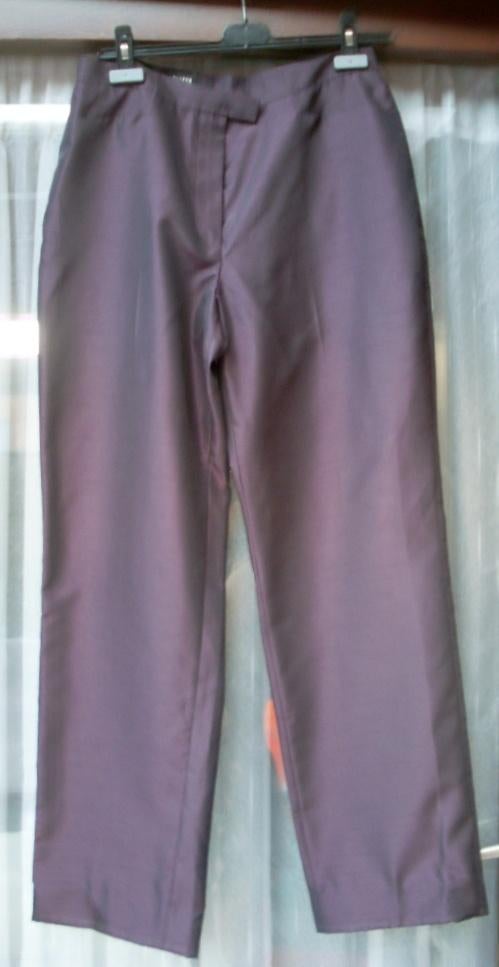 Feestelijke broek van Taifun Collection maat 38/40, Maat 38/40 (M), Paars, Ophalen of Verzenden, Zo goed als nieuw