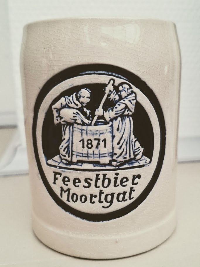 Bierpul   1871   Feestbier - Moortgat, Verzamelen, Ophalen of Verzenden, Zo goed als nieuw, Pul(len), Duvel