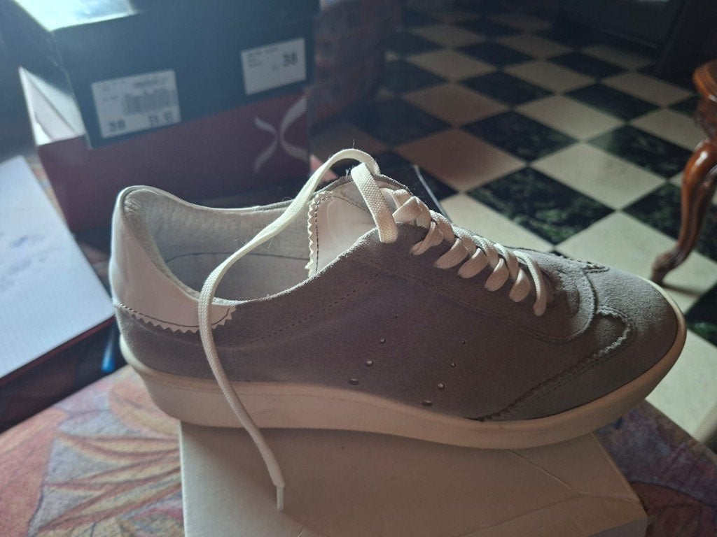damesschoenen, Sportschoenen, Zo goed als nieuw, Grijs, Ophalen