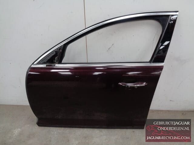 Deur Jaguar XJ X351 links voor donker rood, Utilisé, Jaguar, Porte, -