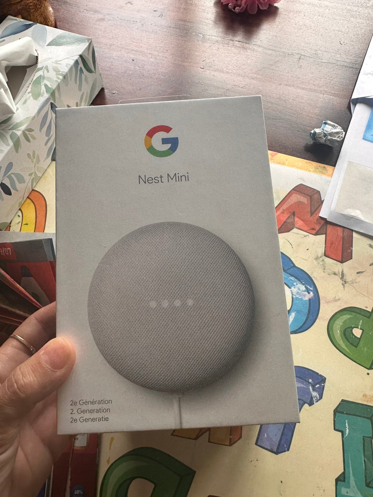 Google Nest mini (2de generatie), Audio, Tv en Foto, Mediaspelers, Ophalen, Zo goed als nieuw