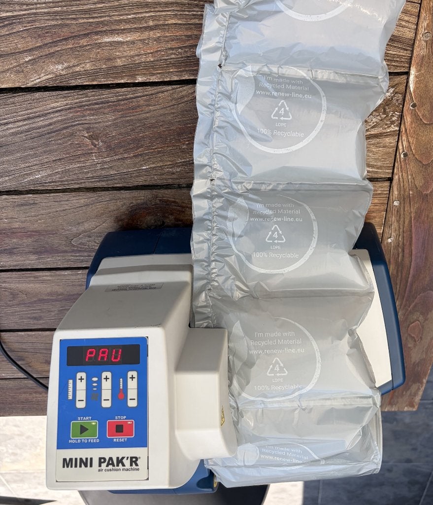 Luchtkussenmachine Mini Pak'R met 45 rollen, Ophalen