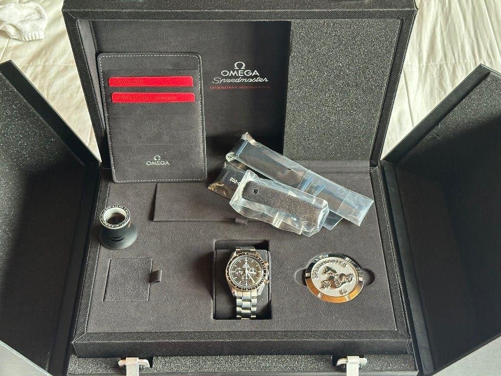 Omega Speedmaster Moonwatch 1861 Hesalite, Ophalen, Omega