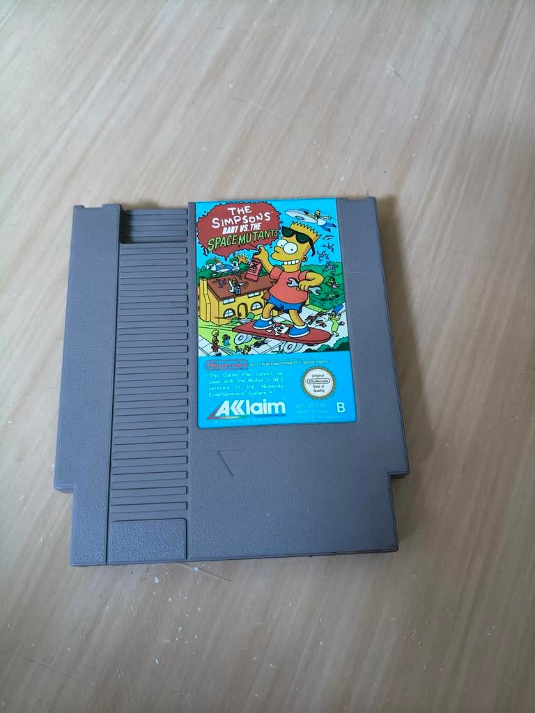 Nes spel The Simpsons Bart vs the Space Mutants, Games en Spelcomputers, Games | Nintendo NES, Ophalen of Verzenden