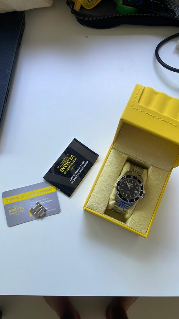 Invicta automatisch horloge, Handtassen en Accessoires, Horloges | Heren, Ophalen of Verzenden, Zo goed als nieuw