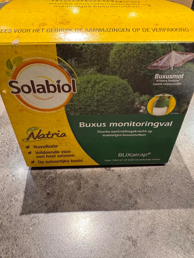 Buxus - monitoringsval nieuw in doos, Tuin en Terras, Ophalen of Verzenden, Zo goed als nieuw