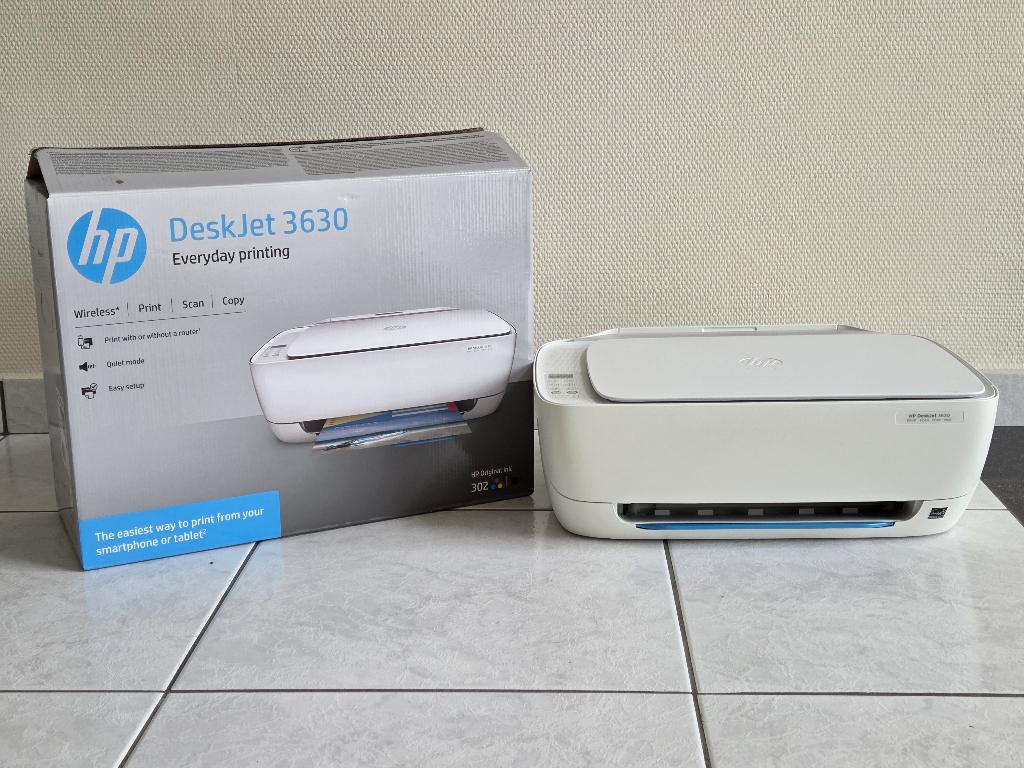 HP Deskjet 3630 all-in-one print - scan - copy, Computers en Software, Printers, Gebruikt, Inkjetprinter, All-in-one, Draadloos