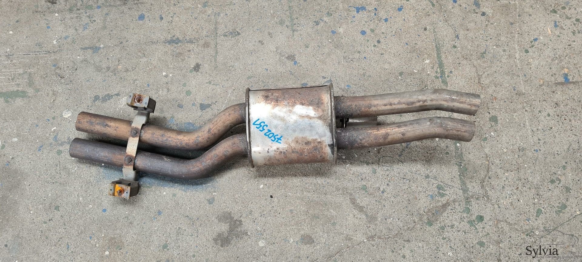 Uitlaat middendemper BMW 3 serie E46 M54 7502551, Auto-onderdelen, Uitlaatsystemen, Gebruikt, -, -, Ophalen of Verzenden