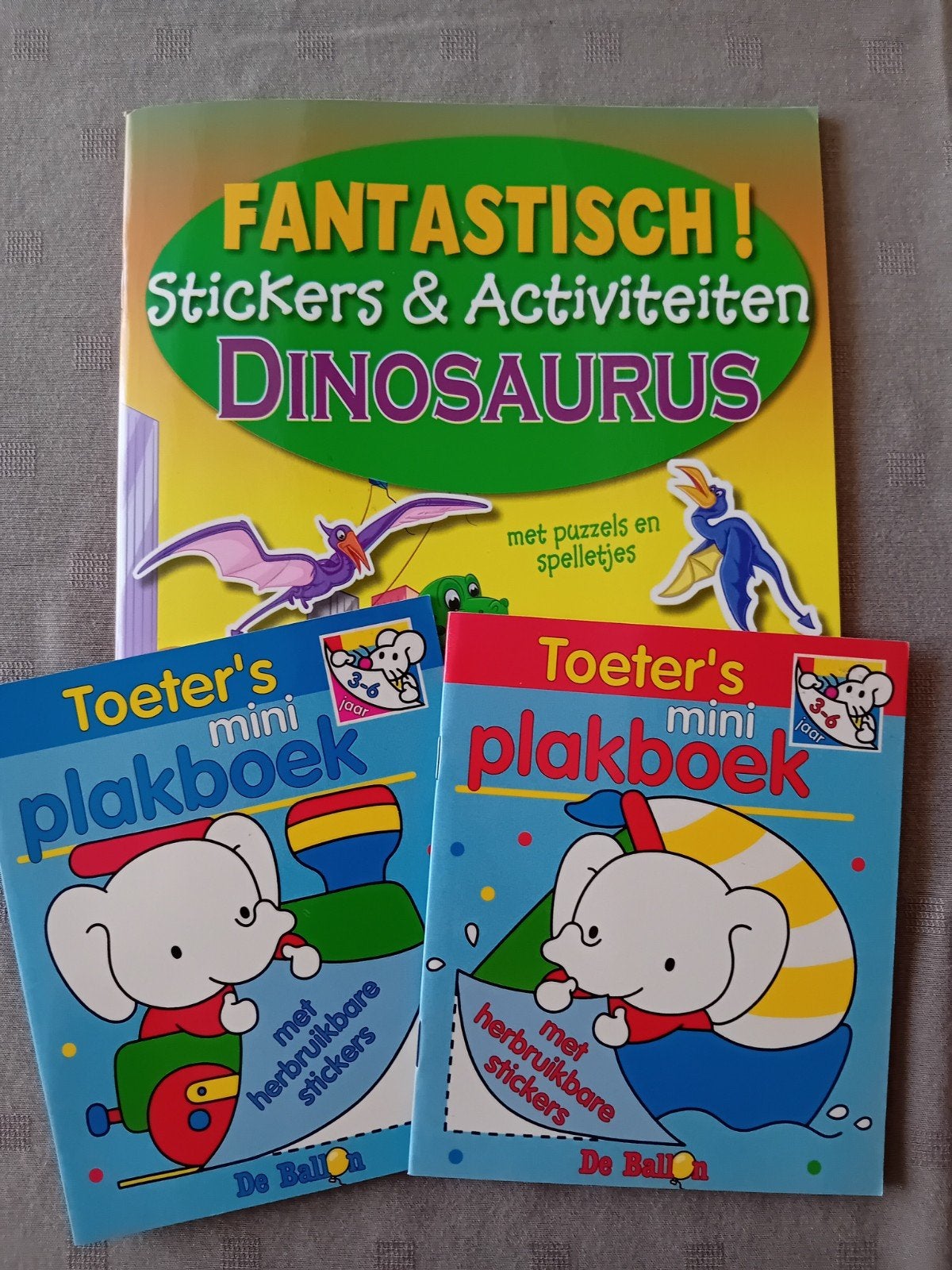 Set van 3 stickerboeken, Boeken, Ophalen of Verzenden, Nieuw