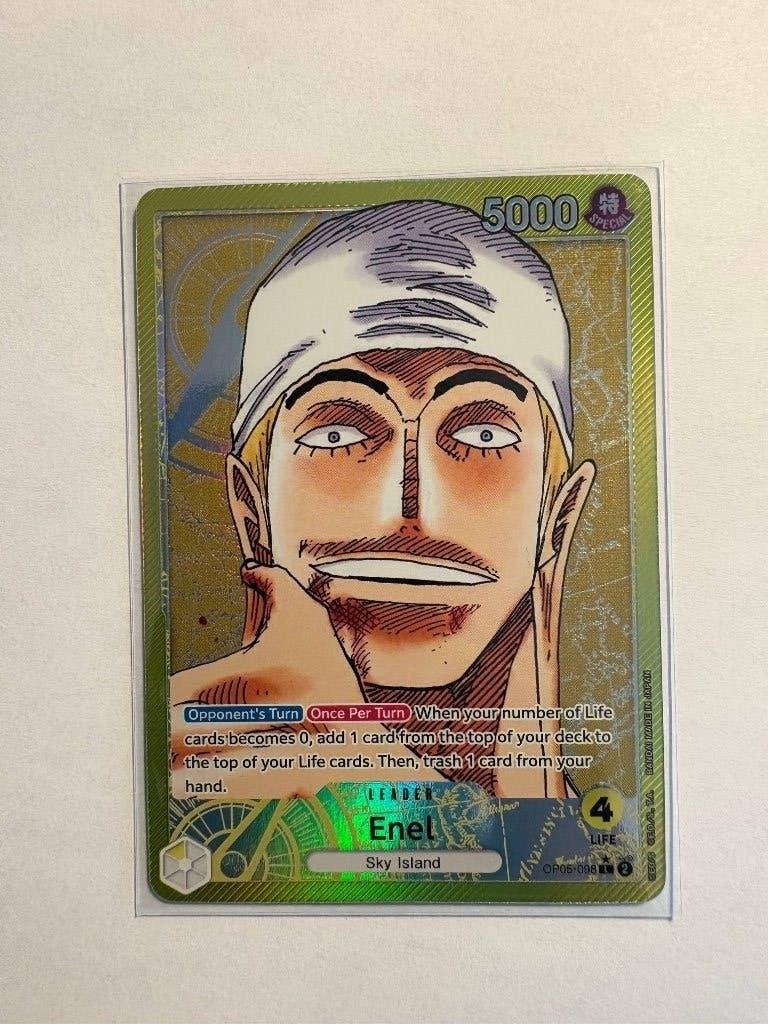 Enel (OP05-098) (V.2) ONE PIECE, Enlèvement ou Envoi, Neuf, Cartes en vrac, Foil