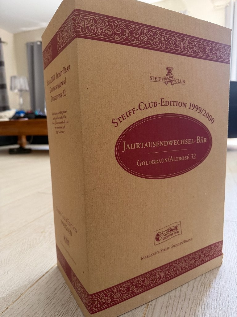 Ourson Steiff -Club "Year 2000", Enlèvement, Neuf, Ours en tissus, Steiff