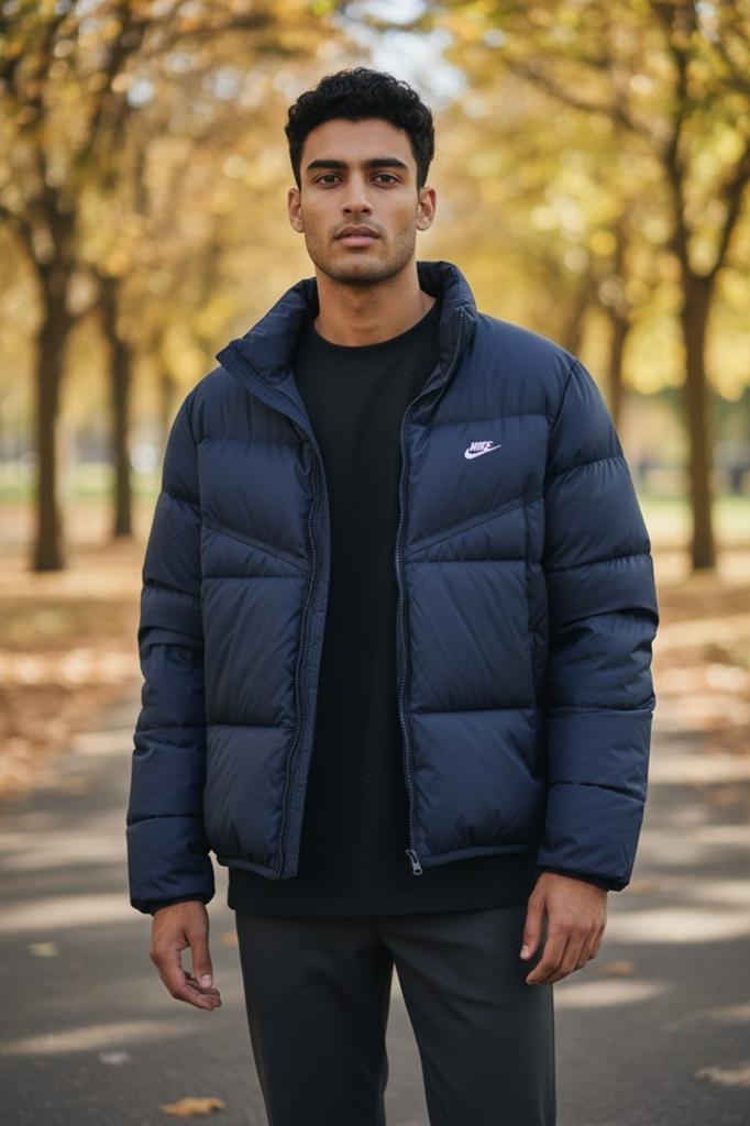 Doudoune Nike Bleue Marine – Isolation PrimaLoft – Taille XL, Kleding | Heren, Overige Herenkleding, Verzenden