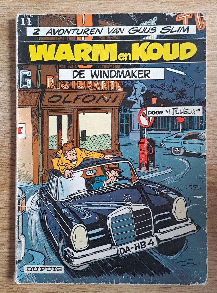 11 - Guus Slim - Warm en Koud + De Windmaker, Eén stripboek, Ophalen of Verzenden, M. Tillieux, Gelezen