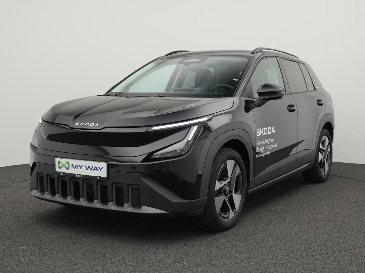 Skoda Epiq 55 kWh Clever, Auto's, Overige modellen, Zwart, Elektrisch, Handgeschakeld