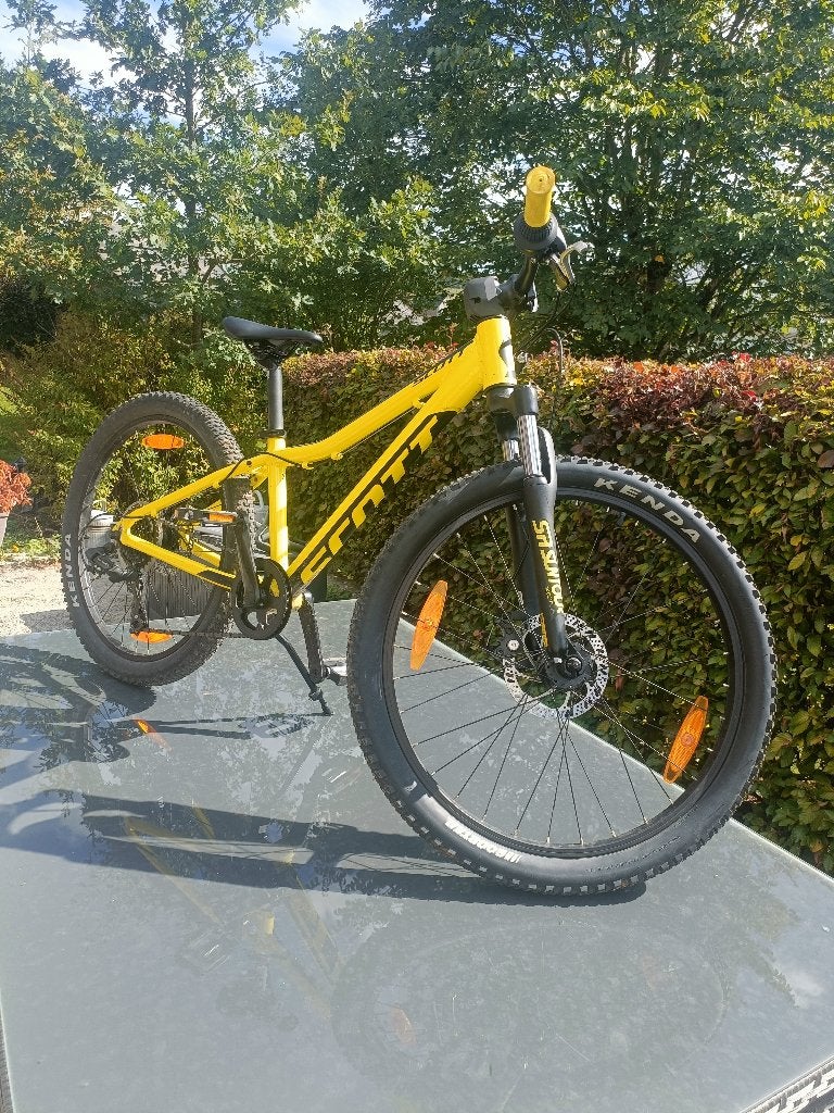 Vélo scott 24 pouces, Vélos & Vélomoteurs, Comme neuf, Enlèvement, Frein à disque, Scott