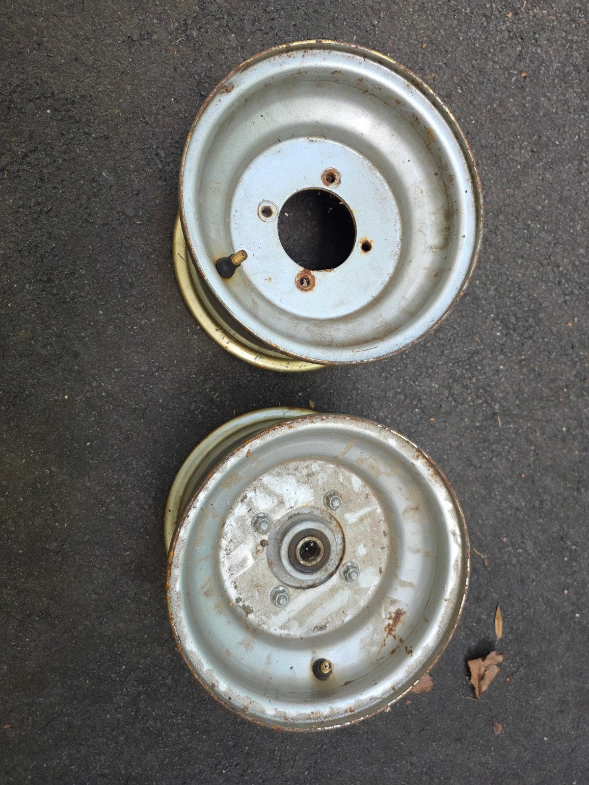 ​Stalen velgen zitmaaier / tuintraktor / aanhanger / quad, Ophalen, Velg(en)