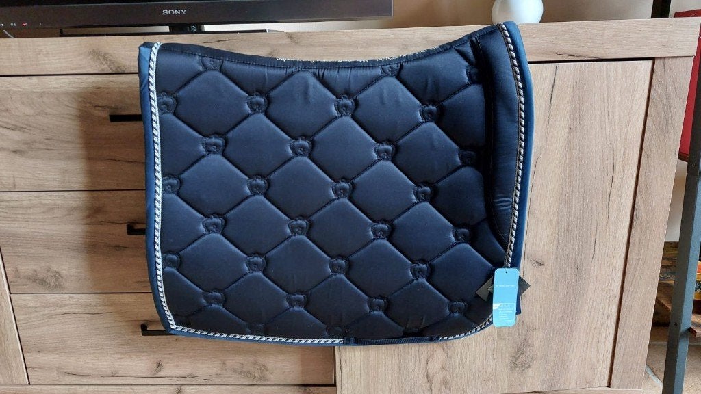 PS of Sweden dekje Marine blauw, Dieren en Toebehoren, Full (L), Dressuurdekje, Nieuw, Ophalen of Verzenden