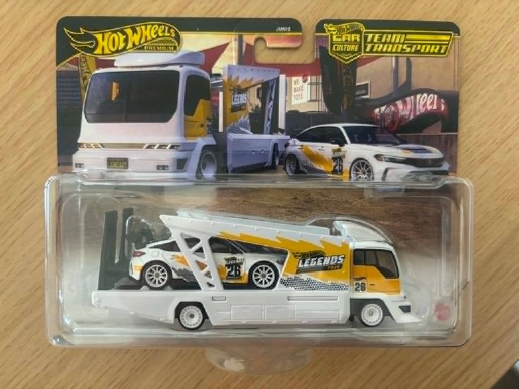Hot Wheels - team transport Honda, Kinderen en Baby's, Speelgoed |Speelgoedvoertuigen, Nieuw, Ophalen of Verzenden