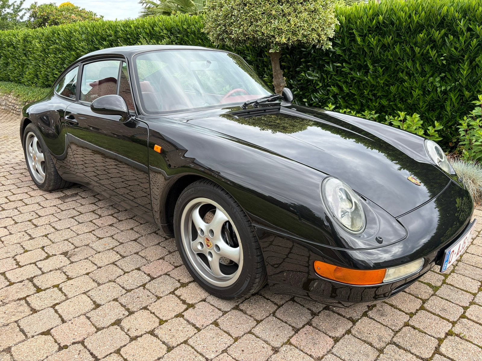 Porsche 993 Carrera 2 Coupe Topstaat, Auto's, Automaat, Achterwielaandrijving, Zwart, Leder