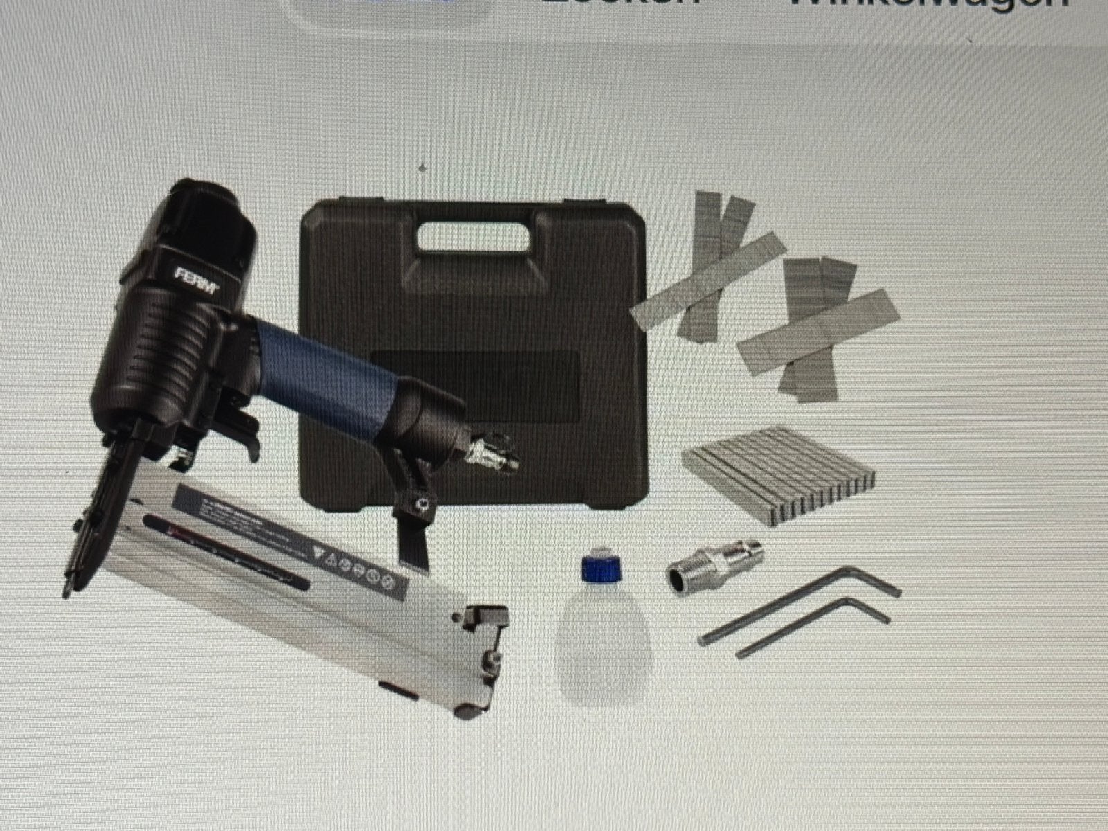 FERM AIR NAILER/STAPLER ATM1051, Enlèvement, Comme neuf