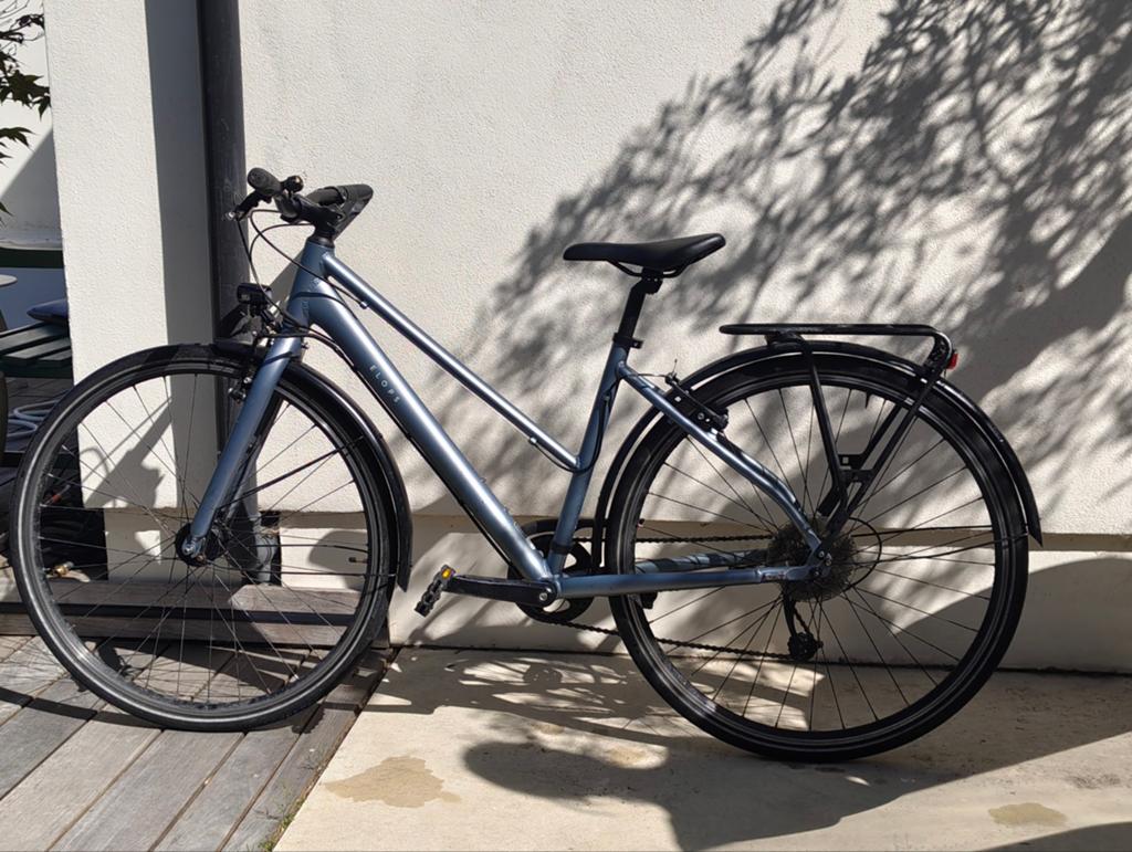 Kinderstadsfiets Elops te koop, Fietsen en Brommers, Fietsen | Dames | Sportfietsen en Toerfietsen, 28 inch, Ophalen
