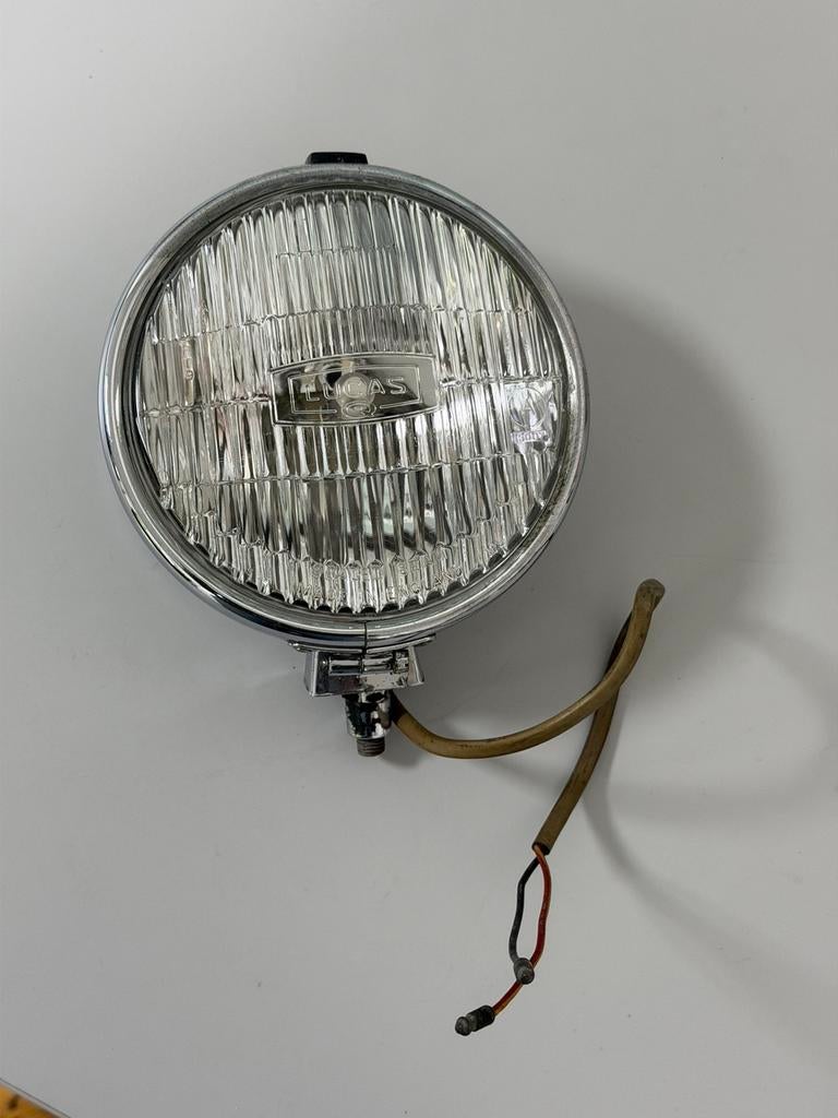 Lucas FT/LR6/9 Chrome Mistlamp Oldtimer Werkend verstraler, Auto-onderdelen, Verlichting, Oldtimer onderdelen, Gebruikt, Ophalen of Verzenden