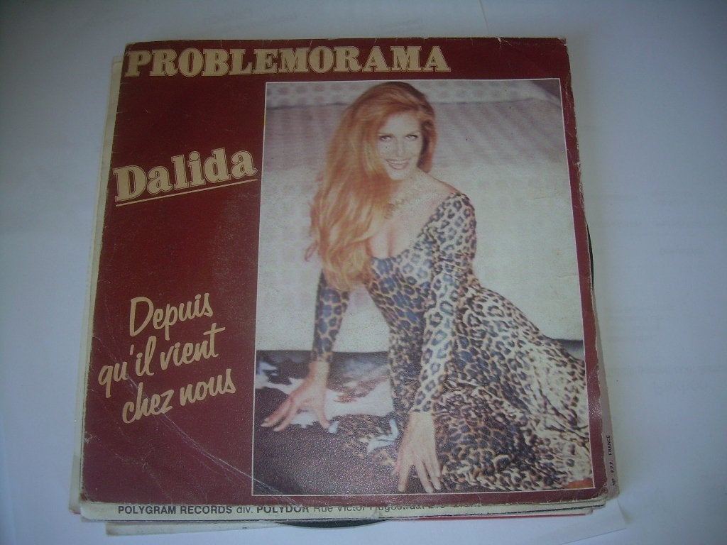 45 T SINGLE - Dalida - Problemorama, Fotohoes, 7 inch, Ophalen of Verzenden, Zo goed als nieuw