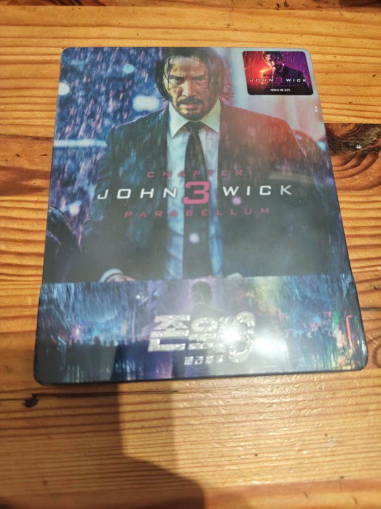 John wick 3 Exclusive steelbook nova media blu-ray nieuw, Ophalen