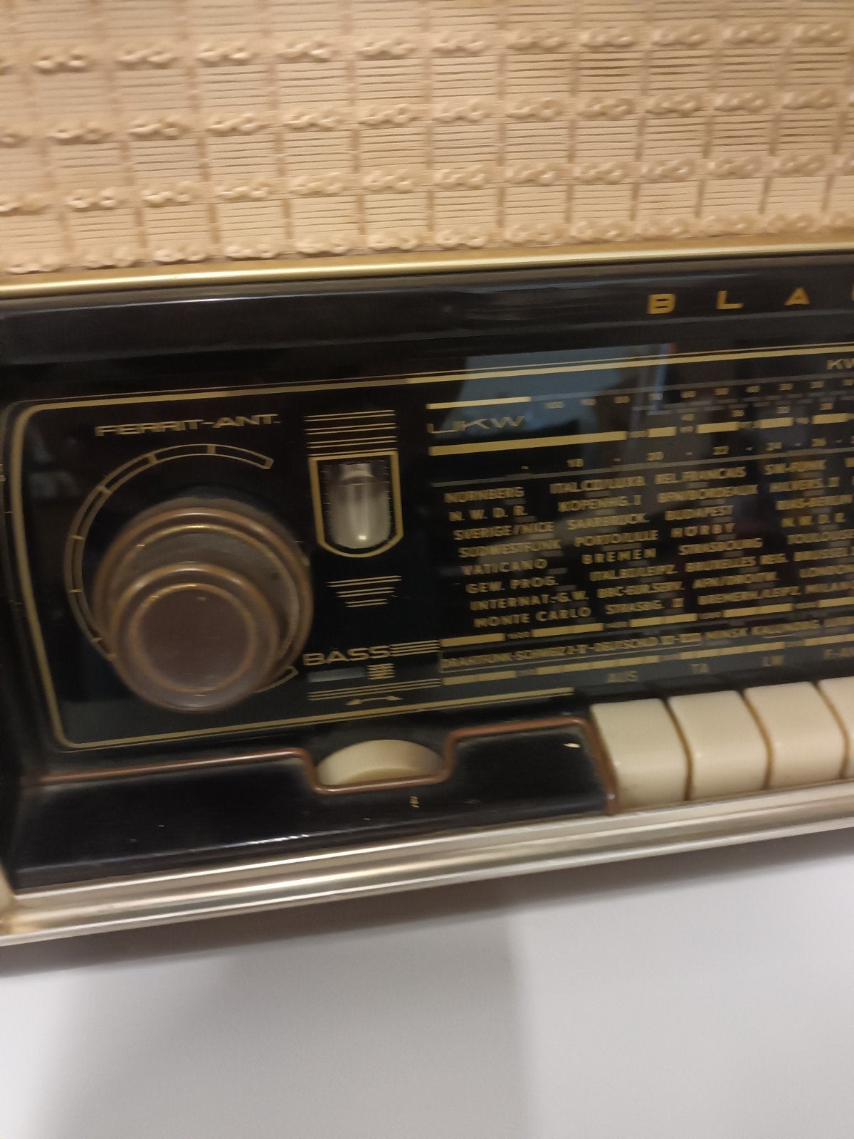 Blaupunkt Nizza 3D Buizenradio (1954/1955) – In Werkende St, Enlèvement