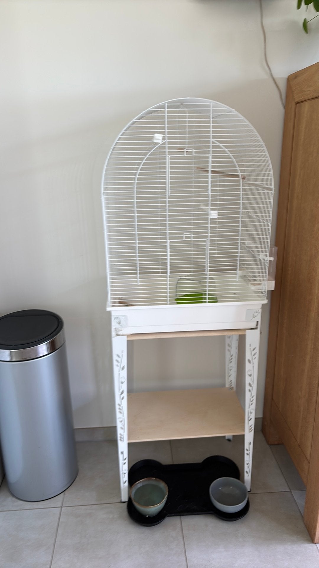 Cage à oiseaux sur support, Animaux & Accessoires, Oiseaux | Cages & Volières, Enlèvement ou Envoi, Comme neuf, Cage à oiseaux