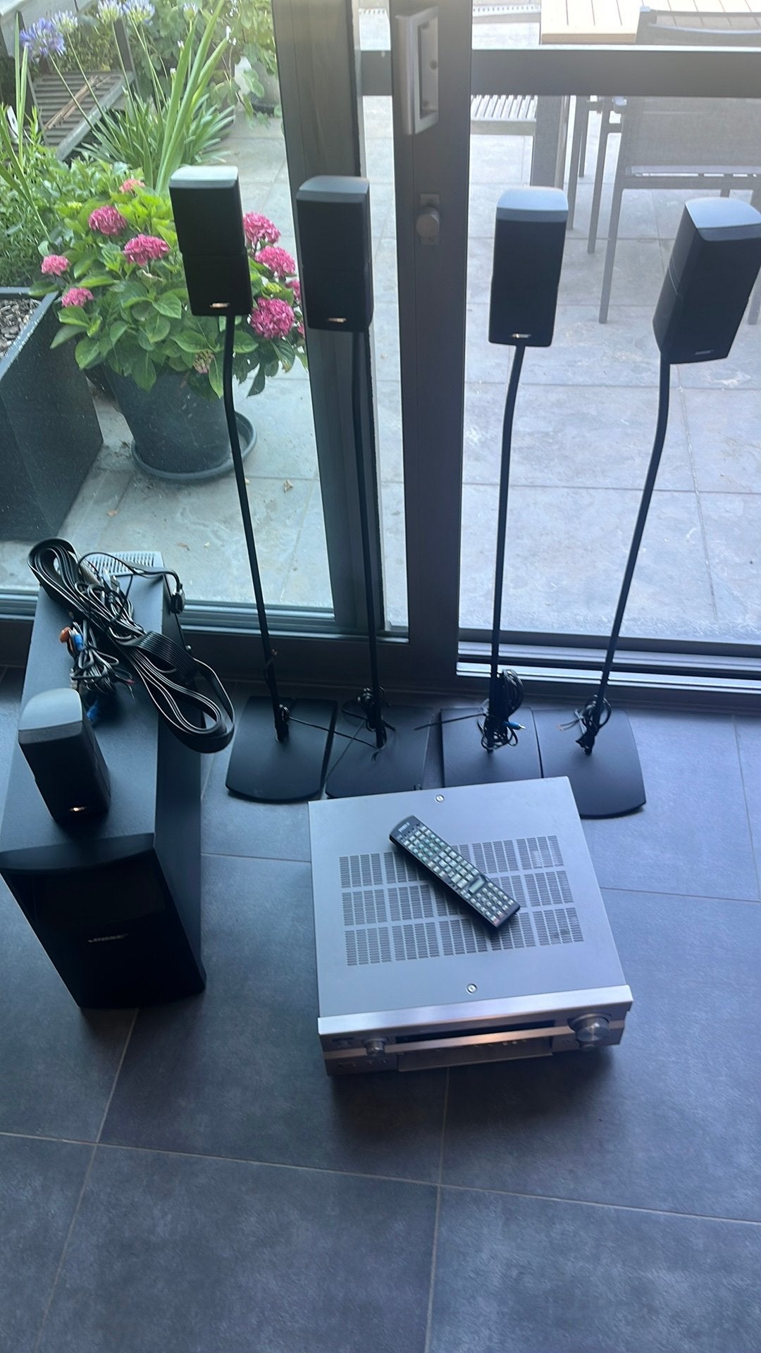Bose Acoustimass 10 Series III + Yamaha RX-V2500, Audio, Tv en Foto, Home Cinema-sets, 70 watt of meer, Zo goed als nieuw, 5.1-systeem