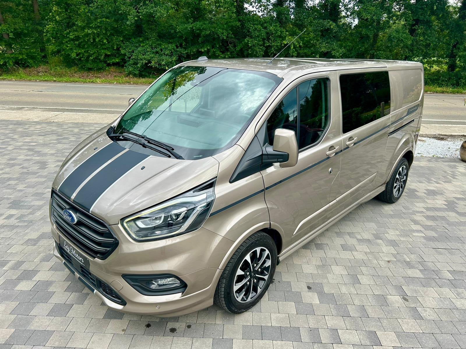 FORD CUSTOM SPORT | DUBBELE CABINE | BTW, Auto's, Euro 6, Leder, Bedrijf, Diesel