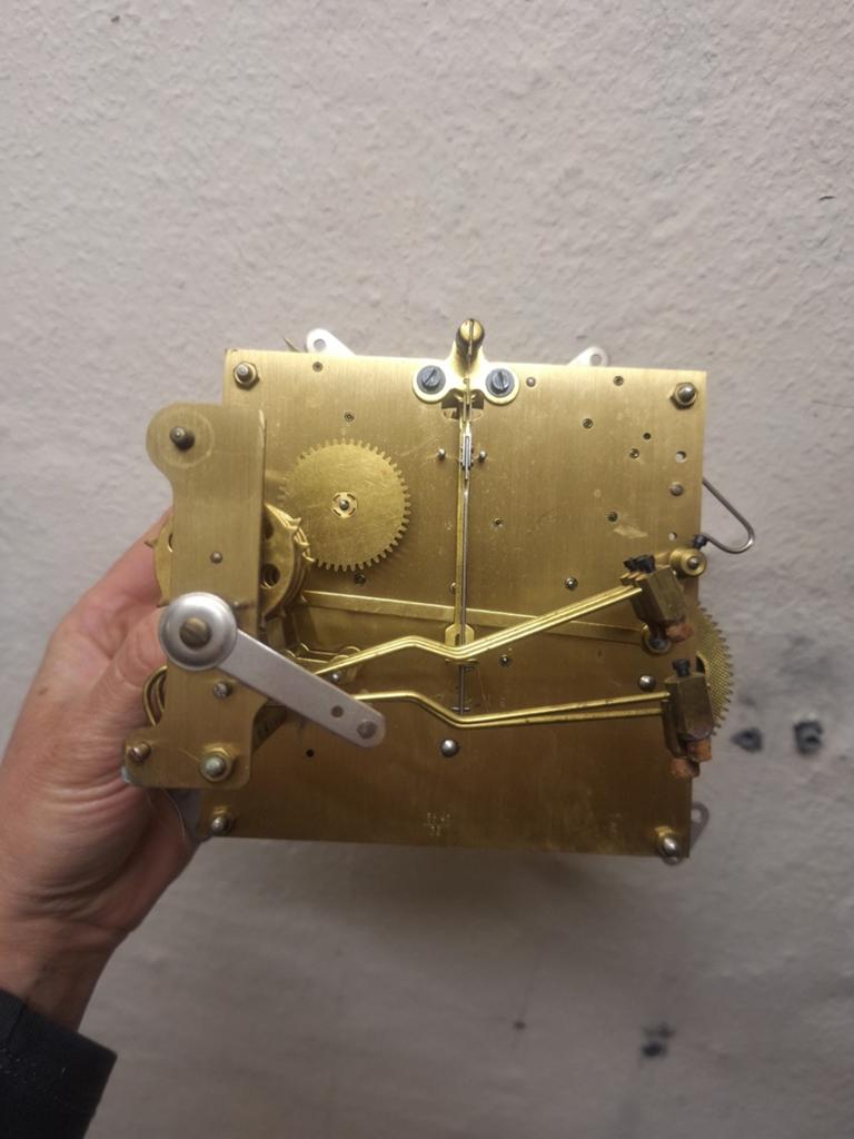 Ancien mécanisme Junghans Westminster-mvt pendule mécanique, Enlèvement