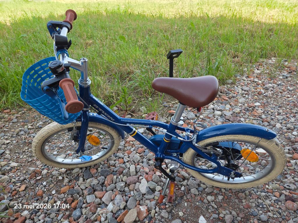 Kinderfiets 16 inch Decathlon City 900, Fietsen en Brommers, Ophalen, Gebruikt, Velgrem, Handrem