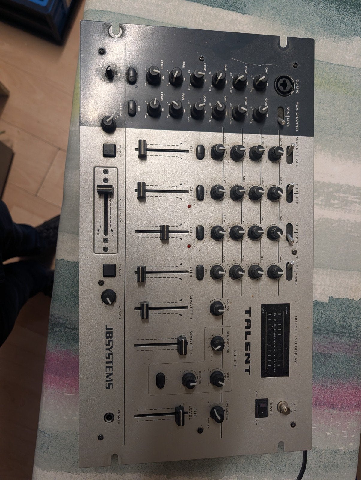 JB systems talent - mengpaneel, Muziek en Instrumenten, Ophalen, Gebruikt, 5 tot 10 kanalen, Microfooningang