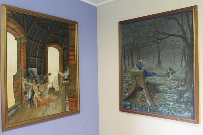 2x Roeland Pietersz D'haese - olieverf op doek, Antiek en Kunst, Ophalen