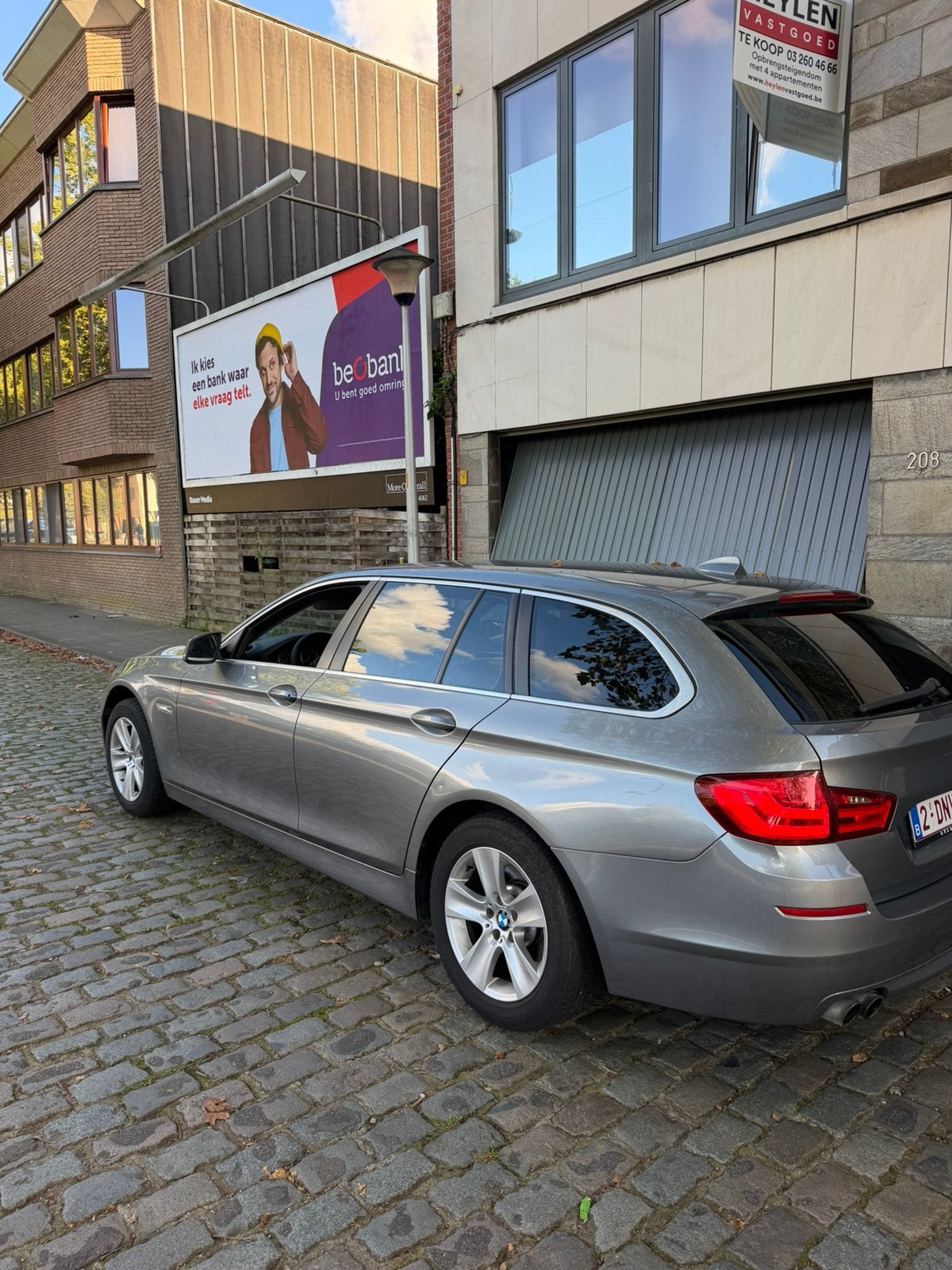 Bmw 520D f11 Euro6, Autos, Argent ou Gris, Achat, Euro 6, Boîte manuelle